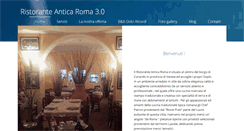 Desktop Screenshot of locandaanticaroma.it