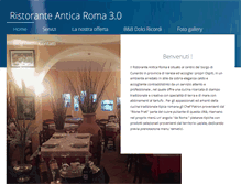 Tablet Screenshot of locandaanticaroma.it